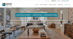 Desktop Screenshot of lefkodesignbuild.com